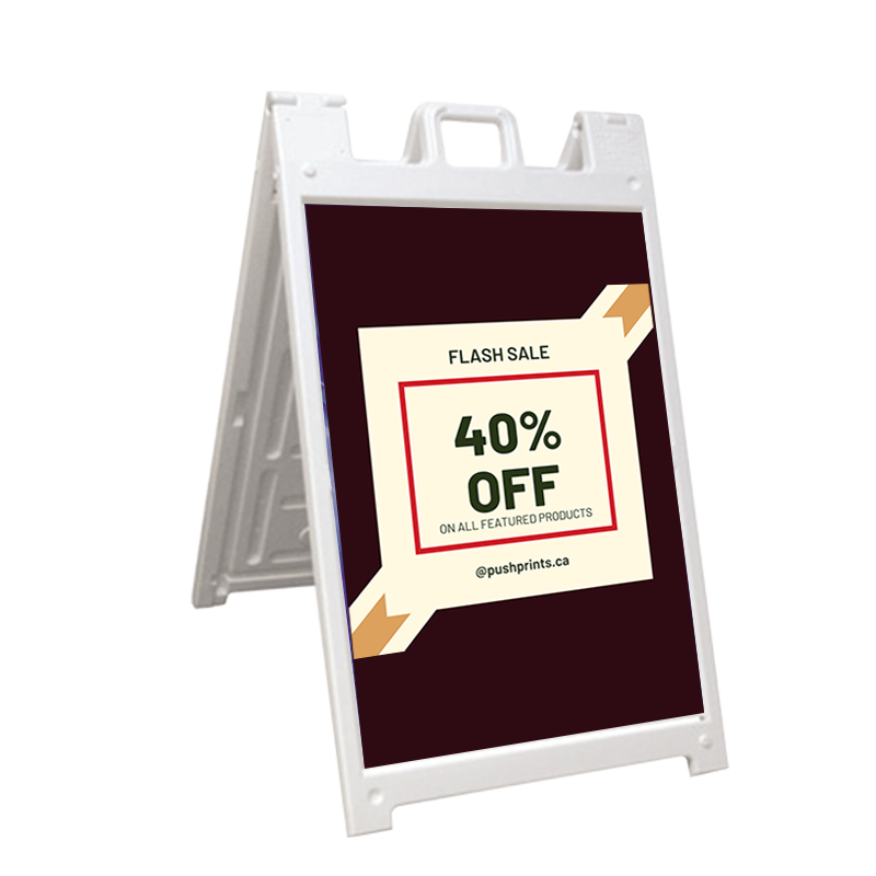 A-Frame, Sandwich Boards, Sidewalk signs, Pavement signs