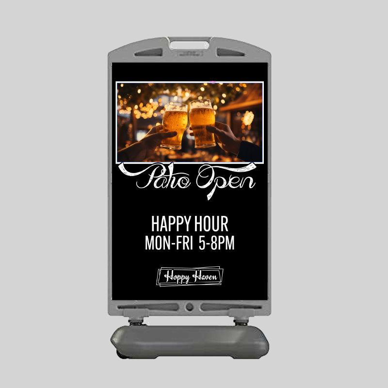 A-Frame, Sandwich Boards, Sidewalk signs, Pavement signs