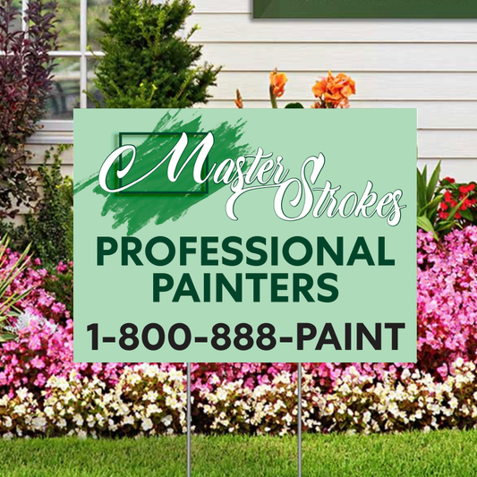 Yard Signs / Lawn Signs - 24W" x 18H"