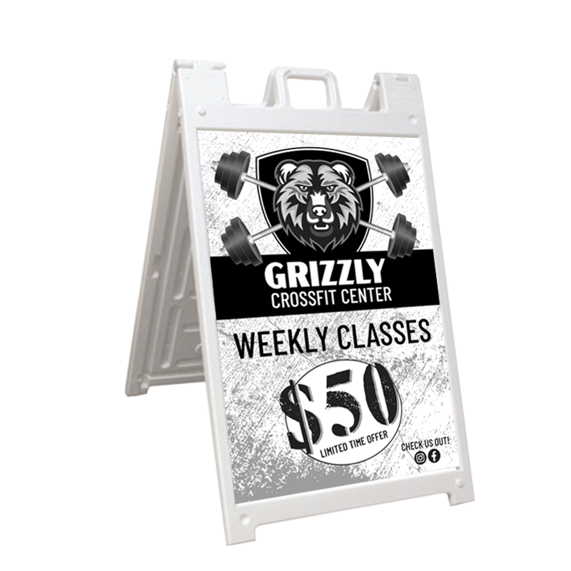 A-Frame, Sandwich Boards, Sidewalk signs, Pavement signs